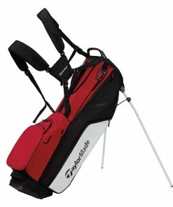 Taylormade 2023 Flextech Golf Stand Bag Driver (Red, Black & White)