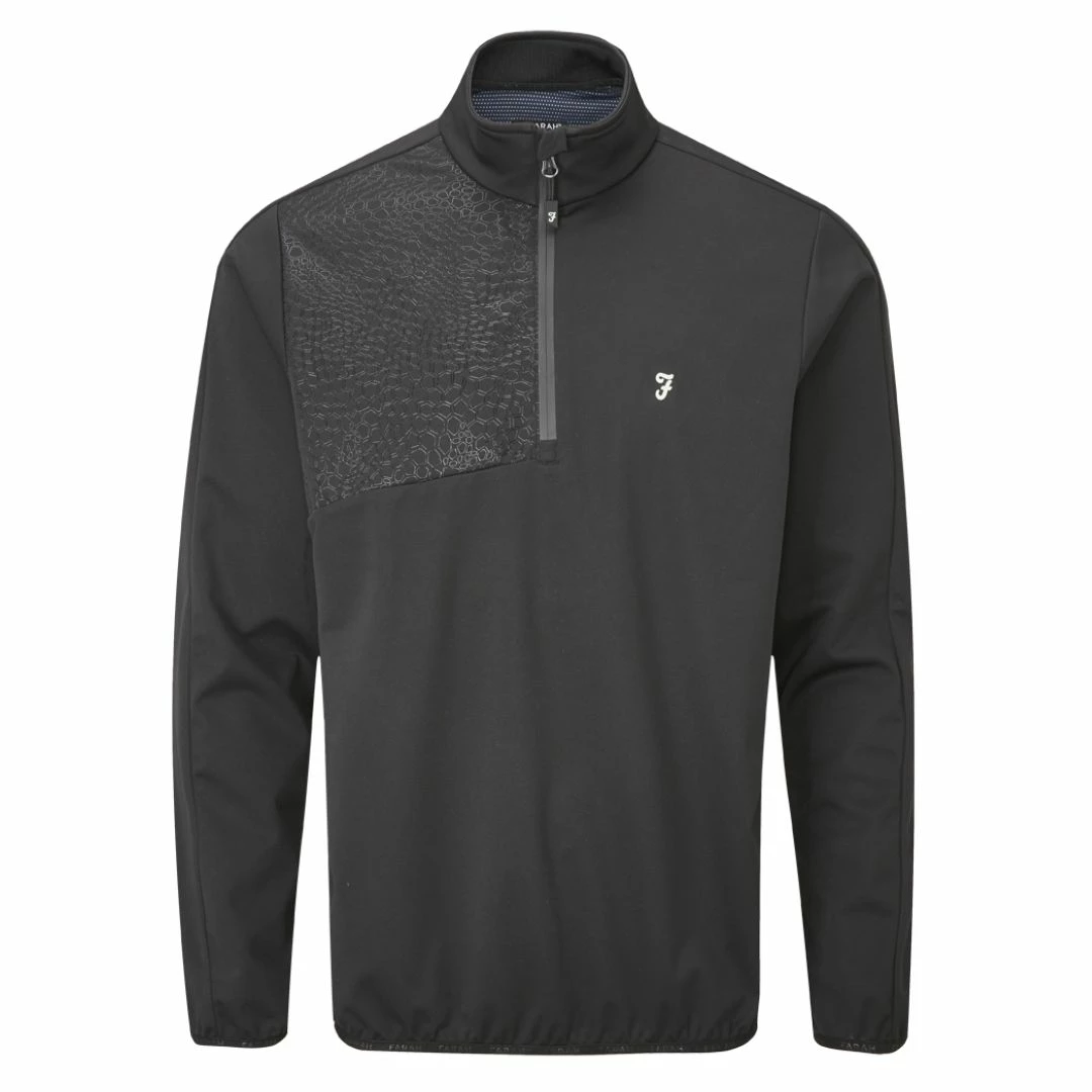 Farah Abbott Half Zip Jacket (Black) 3 Farah Abbott Half Zip Jacket (Black)