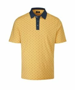 Farah Frankston Polo Shirt (Warm Apricot & Farah Teal)