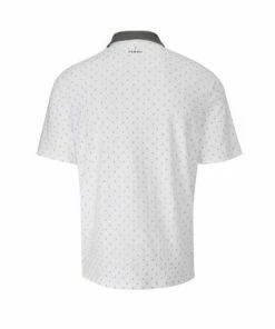 Farah Frankston Polo Shirt (White & Dark Shadow) -Golf Balls & Accessories Sales Shop Farah Frankston Polo Shirt White Dark Shadow 2 450x450 1