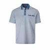 Farah Nelson Polo Shirt (Dusky Blue & Light Blue) -Golf Balls & Accessories Sales Shop Farah Nelson Polo Shirt Dusky Blue Light Blue