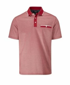 Farah Nelson Polo Shirt (Jester Red & White)