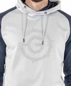 Galvin Green Devlin Hoodie (Cool Grey & Navy) -Golf Balls & Accessories Sales Shop Galvin Green Devlin Hoodie Cool Grey Navy3 450x450 1