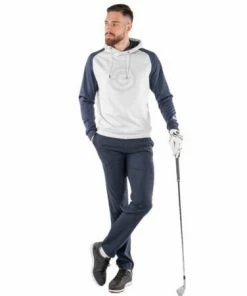 Galvin Green Devlin Hoodie (Cool Grey & Navy) -Golf Balls & Accessories Sales Shop Galvin Green Devlin Hoodie Cool Grey Navy5 450x450 1