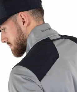 Galvin Green Lyle Windproof Jacket (Sharkskin & Black) -Golf Balls & Accessories Sales Shop Galvin Green Lyle Windproof Jacket Sharkskin Black10 450x450 1