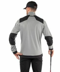 Galvin Green Lyle Windproof Jacket (Sharkskin & Black) -Golf Balls & Accessories Sales Shop Galvin Green Lyle Windproof Jacket Sharkskin Black11 450x450 1