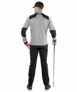 Galvin Green Lyle Windproof Jacket (Sharkskin & Black) -Golf Balls & Accessories Sales Shop Galvin Green Lyle Windproof Jacket Sharkskin Black8 450x450 1
