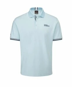 Oscar Jacobson Durham Tour Polo (Cool Blue & Navy)