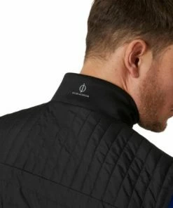 Oscar Jacobson Hodgson Padded Gilet (Black) -Golf Balls & Accessories Sales Shop Oscar Jacobson HODGSON padded gilet Black 4 450x450 1
