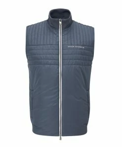 Oscar Jacobson Hodgson Padded Gilet (Blue)