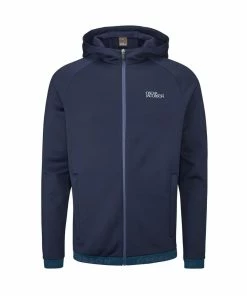 Oscar Jacobson Travis Hoodie (Navy & Teal)