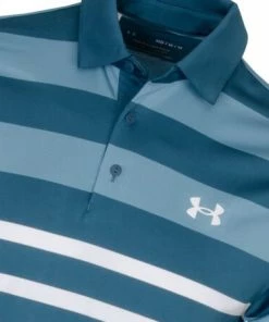 Mens Under Armour Playoff 3.0 Striped Polo (Static Blue) 7 Mens Under Armour Playoff 3.0 Striped Polo (Static Blue) -Golf Balls & Accessories Sales Shop Po3414b 450x450 1