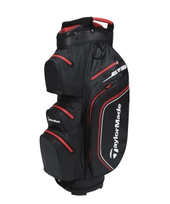 Taylormade Stormdry Waterproof Golf Cart Bag (Black & Red)