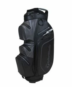 Taylormade Stormdry Waterproof Golf Cart Bag (Black & Charcoal)
