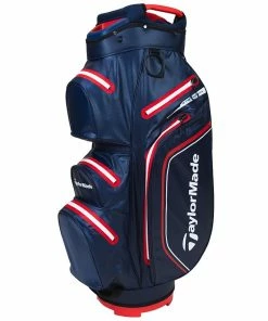 Taylormade Stormdry Waterproof Golf Cart Bag (Navy & Red)