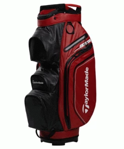 Taylormade Stormdry Waterproof Golf Cart Bag (Red & Black)