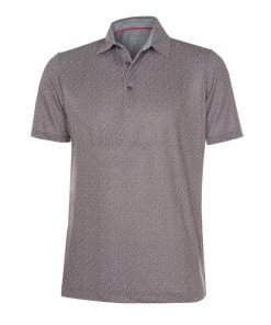 Galvin Green Mauro Breathable Short Sleeve Shirt (Sharkskin/White)