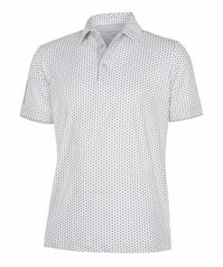 Galvin Green Mark Breathable Short Sleeve Shirt (Grey/ White)