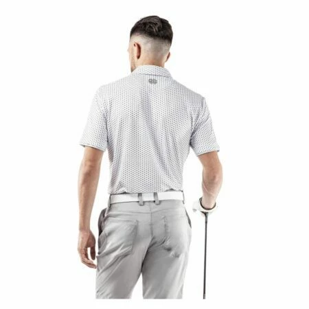 Galvin Green Mark Breathable Short Sleeve Shirt (Grey/ White) 8 Galvin Green Mark Breathable Short Sleeve Shirt (Grey/ White) - Image 6