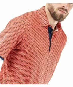 Galvin Green Mark Breathable Short Sleeve Shirt (Orange/Navy) -Golf Balls & Accessories Sales Shop Untitled design 2023 03 09T154851.110 450x450 1