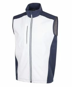 Galvin Green Lion Body Warmer Gilet (White/Navy)