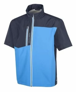 Galvin Green Axl Short Sleeve Waterproof Jacket (Blue / Navy / White)