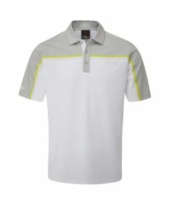 Oscar Jacobson Gilman Polo (Lunar Grey/White)