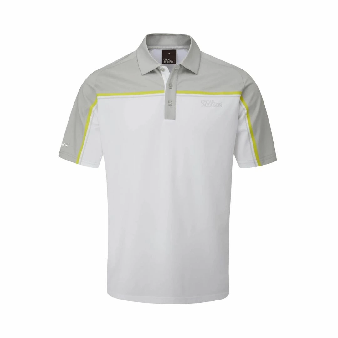 Oscar Jacobson Gilman Polo (Lunar Grey/White) 3 Oscar Jacobson Gilman Polo (Lunar Grey/White)