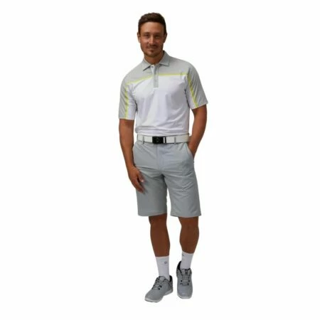 Oscar Jacobson Gilman Polo (Lunar Grey/White) 6 Oscar Jacobson Gilman Polo (Lunar Grey/White) - Image 4