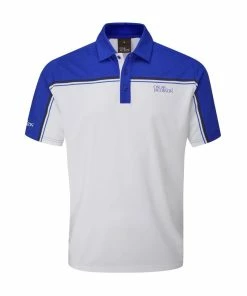 Oscar Jacobson Gilman Polo (Electric Blue/White)