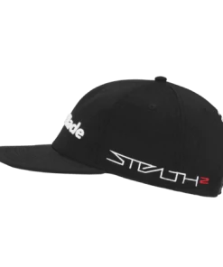 TaylorMade Tour Flatbill Cap (Black) -Golf Balls & Accessories Sales Shop flatbill black 3 450x450 1