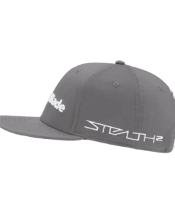 TaylorMade Tour Flatbill Cap (Charcoal) -Golf Balls & Accessories Sales Shop flatbill grey 3 450x450 1