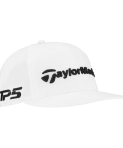 TaylorMade Tour Flatbill Cap (White) -Golf Balls & Accessories Sales Shop flatbill white 7 450x450 1