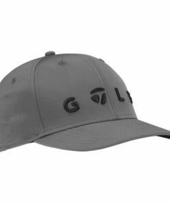 TaylorMade Lifestyle Adjustment Golf Logo Cap (Charcoal) -Golf Balls & Accessories Sales Shop life adj grey 4 450x450 1