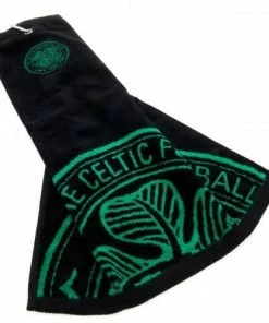 Premier Licencensing Official Celtic FC Tri Fold Golf Bag Towel