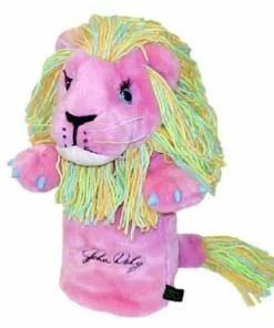 Pink John Daly Novelty Golf Driver HeadCover - Lion