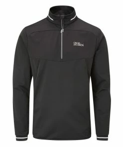 Oscar Jacobson Rolfe Tour Quarter Zip Jacket (Black)