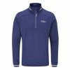 Oscar Jacobson Rolfe Tour Half Zip Jacket (Navy) -Golf Balls & Accessories Sales Shop scar Jacobson Rolfe tour half zip Blue